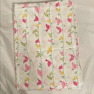 Pottery Barn Kids Multicolor Bird Twin (Flat sheet)